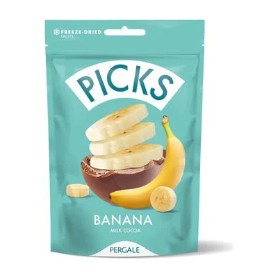 Chocolate Picks Pergale Sabor Banana