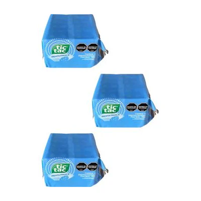 Pastilla Tic Tac Menta Intensa X12 Unidades Pack X3 Blister